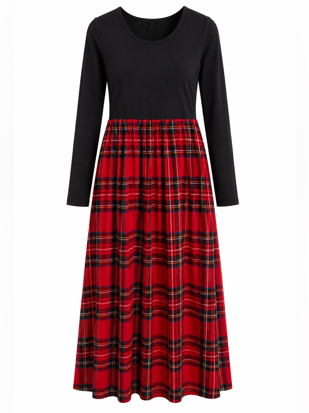 Amazon Plaid Maxi Dress | Size Small | Worn Once - Picture 1 of 1